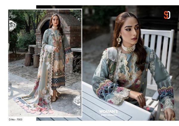 Shraddha Firdous Vol 7 Lawn Cotton Designer Pakistani Suit Collection